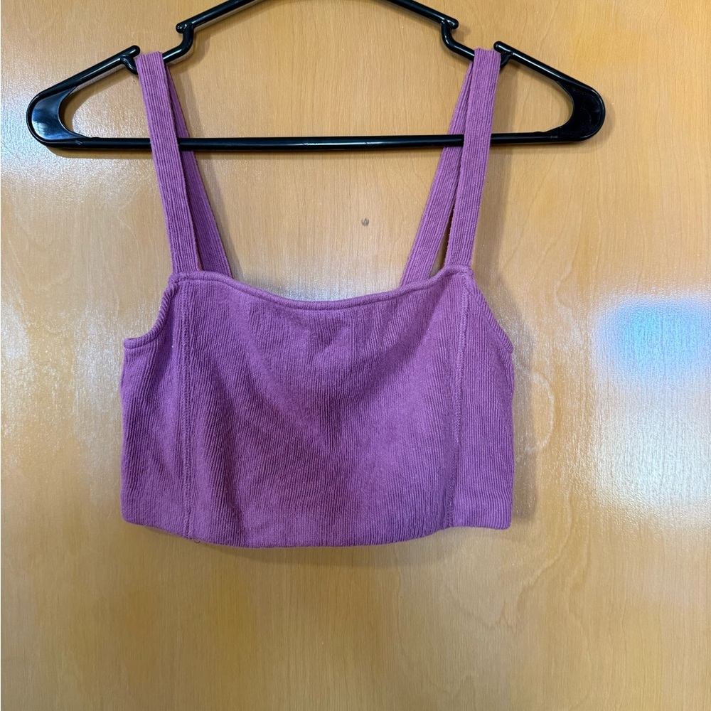 Zara Lavender Crop Top
